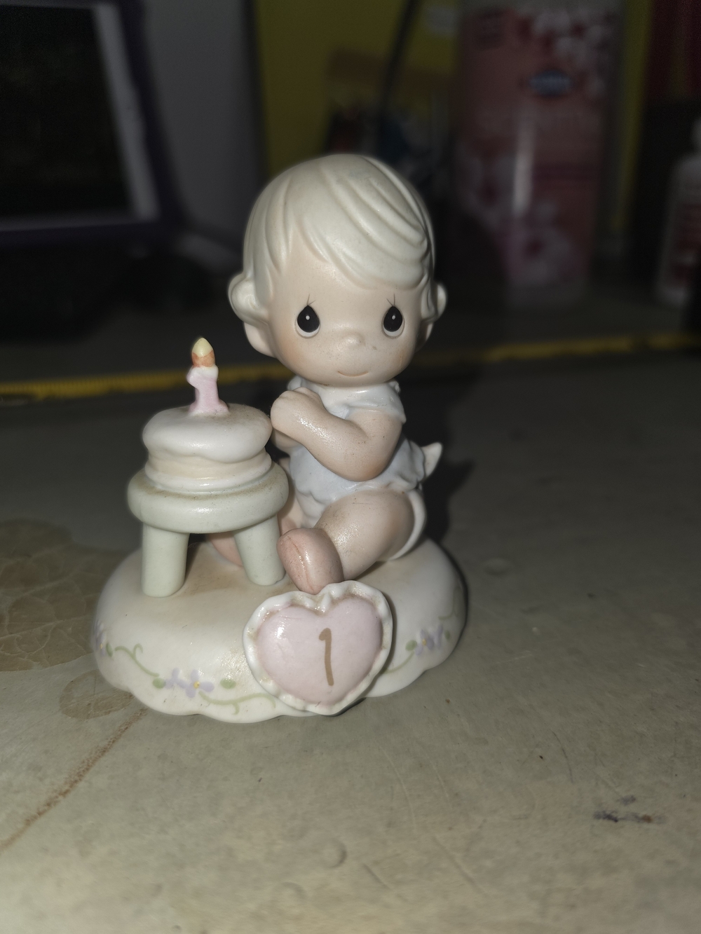 Precious Moments Porcelain First Birthday Growing In Grace